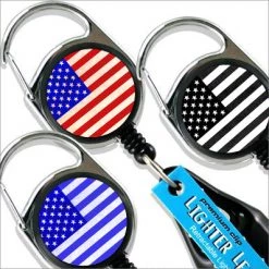 BarProducts.com PREMIUM CLIP LIGHTER LEASH® - FLAG SERIES