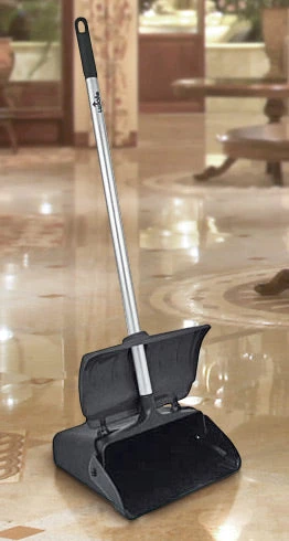 lobby-dust-pan_th.jpg BarProducts.com Lobby Dust Pan With Cover - 34 Inch Handle Cleaning / Hospitality Supplies