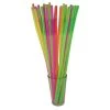 BarProducts.com BAR SUPPLIES BarConic® Mammoth Bendy Straws - 17" - Assorted Neon - Pack Of 200