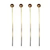 BarProducts.com SPECIAL COLLECTIONS Long Gold Harper Stir Spoons - 4 Pack 1 BarProducts.com SPECIAL COLLECTIONS Long Gold Harper Stir Spoons - 4 Pack