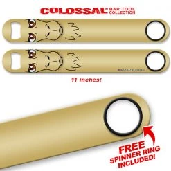 BarProducts.com Kolorcoat™ 11" Long COLOSSAL™ Speed Bottle Opener – Longneck Camel
