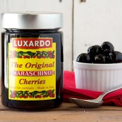 BarProducts.com Luxardo Gourmet Maraschino Cherries – 14oz Jar (400g)