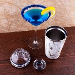BarProducts.com Double Wall Vacuum Insulated Cocktail Shaker - Marble - 17 Ounce