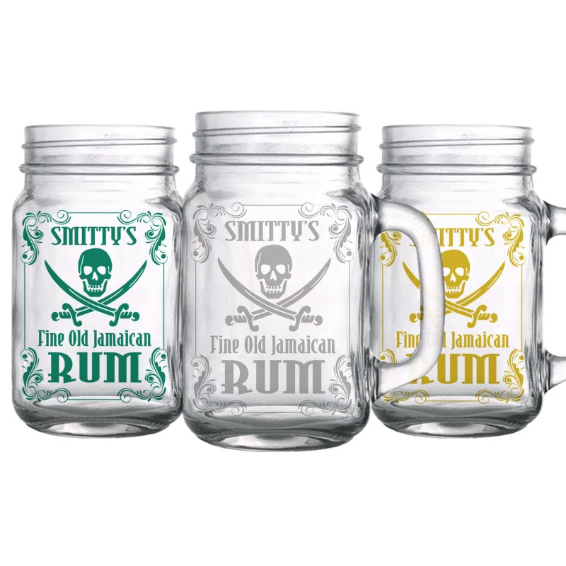 mason-jars-16oz_rum-web-5.jpg BarProducts.com CUSTOMIZABLE - 16oz Mason Jar With Handle - Rum