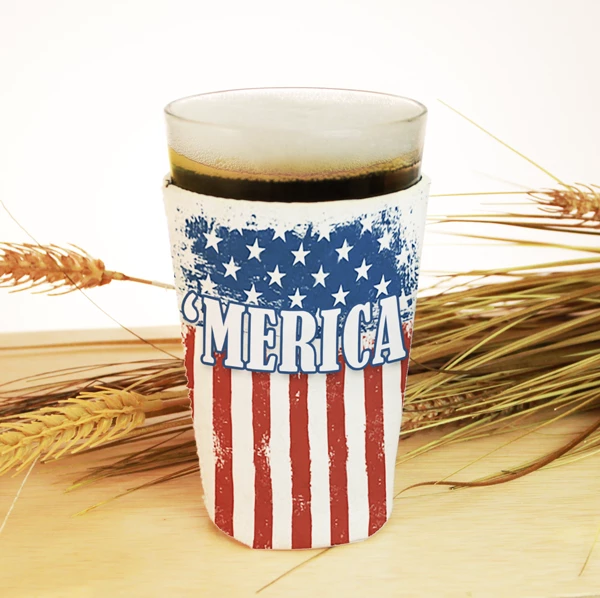 merica-add-your-name-pint-glass-cooler-main.png BarProducts.com ADD YOUR NAME Pint Glass Cooler - 'MERICA