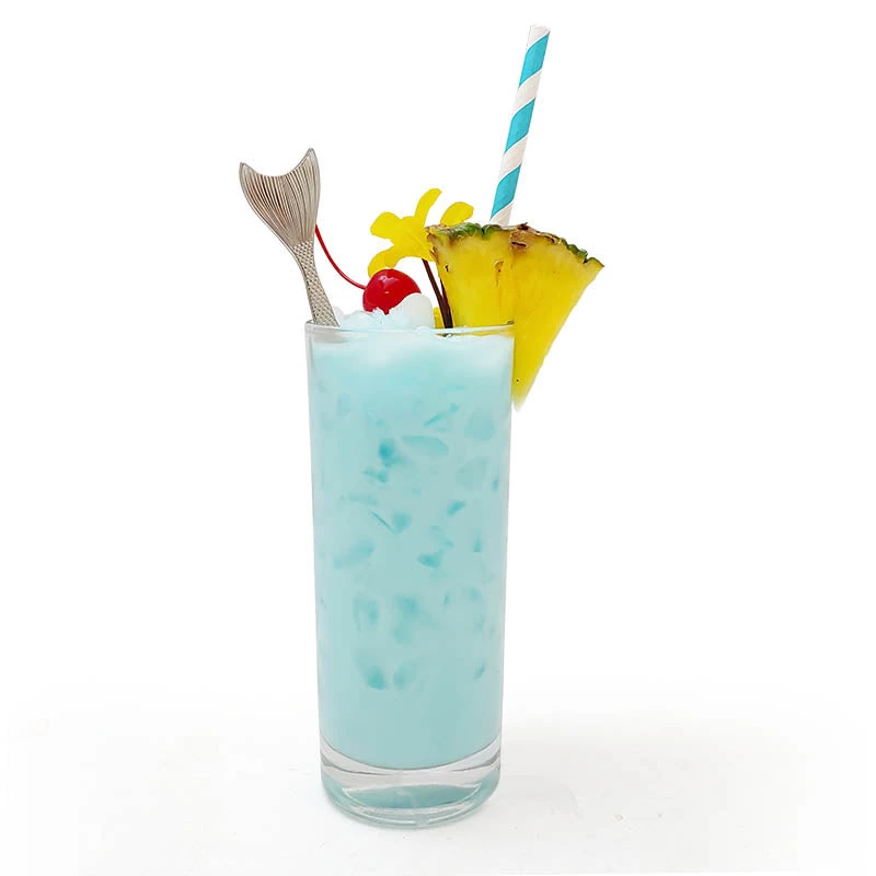 mermaid-tail-ss-stirrers-bpc-4.jpg BarProducts.com Master Mixology Mermaid Cocktail Stirrers - 4 Pack