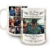 BarProducts.com CUSTOM Memorial Coffee Mug - 22 Slot Collage - 15 Ounce