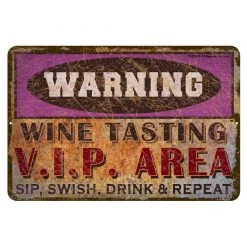 Bar Products BAR DECOR CUSTOMIZABLE Vintage Metal Bar Sign - 12