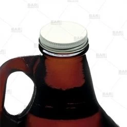 BarProducts.com Metal Growler Cap With Plastisol Liner - 38mm Lid Beer Accessories