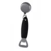 BarProducts.com Metal Bottle Cap Reel With Silicone Coated Bottle Opener