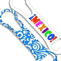 BarProducts.com V-Rod® Bottle Opener / Pour Spout Remover - ¡Mexico! Bartending Bottle Openers