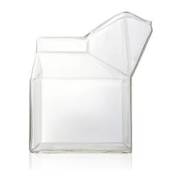 BarProducts.com Mini Milk Carton Glass - 8 Ounce