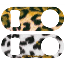 BarProducts.com Kolorcoat™ Mini Speed Opener - Yellow Leopard PRODUCT DESIGNER