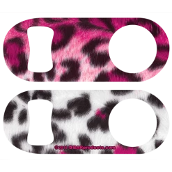 BarProducts.com Kolorcoat™ Mini Speed Opener - Pink Leopard