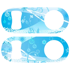 BarProducts.com PRODUCT DESIGNER Kolorcoat™ Mini Speed Opener - Snowflake