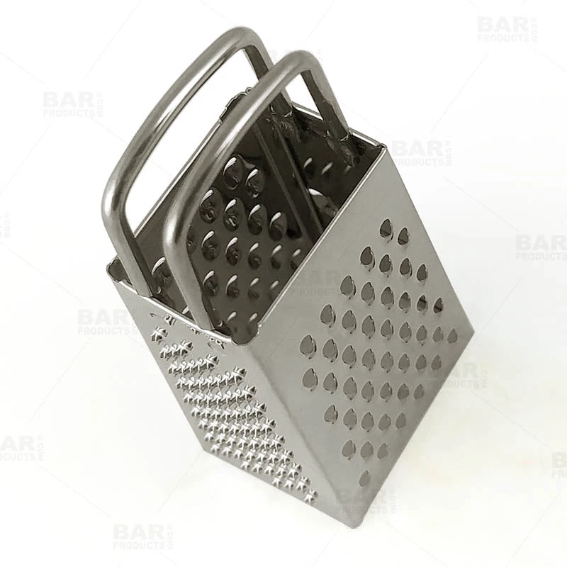 mini-box-grater-bpc-3.jpg BarProducts.com Citrus / Garnish Tools Mini Box Grater - Stainless Steel