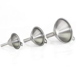 BarProducts.com Stainless Steel Mini Funnels - Set Of 3 KITCHEN, DINING & SERVICE 4 BarProducts.com Stainless Steel Mini Funnels - Set Of 3 KITCHEN, DINING & SERVICE