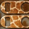 BarProducts.com Mini Speed Bottle Opener / Bar Key - Giraffe Print