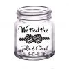 BarProducts.com BAR SUPPLIES CUSTOMIZABLE - 2oz Clear Mini Mason Jar Shot Glass - Tied The Knot 1 BarProducts.com BAR SUPPLIES CUSTOMIZABLE - 2oz Clear Mini Mason Jar Shot Glass - Tied The Knot