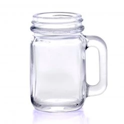 BarProducts.com SPECIAL COLLECTIONS BarConic® Mini Mason Jar Shot Glass With Handle - 1.25 Ounce