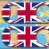 BarProducts.com Mini Bottle Openers Mini Speed Bottle Opener / Bar Key - Great Britain Flag