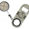 BarProducts.com CUSTOMIZABLE Mini Bottle Opener With Retractable Reel - Vintage Design 1 Bartending Bottle Openers