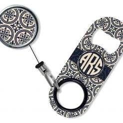 BarProducts.com CUSTOMIZABLE Mini Bottle Opener With Retractable Reel - Vintage Design 6