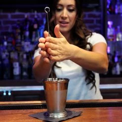 BarProducts.com BAR SUPPLIES BarConic® Stainless Steel Beaded Mint Julep - 12oz