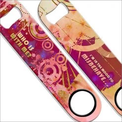 BarProducts.com Speed Bottle Opener / Bar Key - Misbehave
