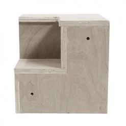 BarProducts.com BAR DECOR MixMaster™ 2 Tier Incremental Wooden Liquor Bottle Shelf Displays - NATURAL