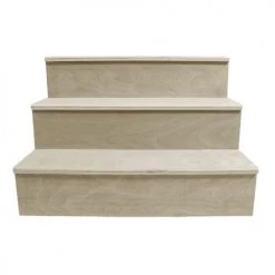 BarProducts.com BAR DECOR Wooden Liquor Shelves - 3 Tier - NATURAL