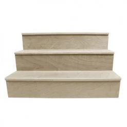 BarProducts.com BAR DECOR Wooden Liquor Shelves - 3 Tier - NATURAL