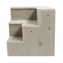 BarProducts.com MixMaster™ 3 Tier Incremental Wooden Liquor Bottle Shelf Displays - NATURAL BAR DECOR