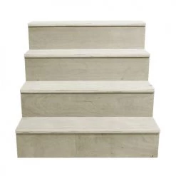 BarProducts.com MixMaster™ 4 Tier Incremental Wooden Liquor Bottle Shelf Displays - NATURAL BAR DECOR