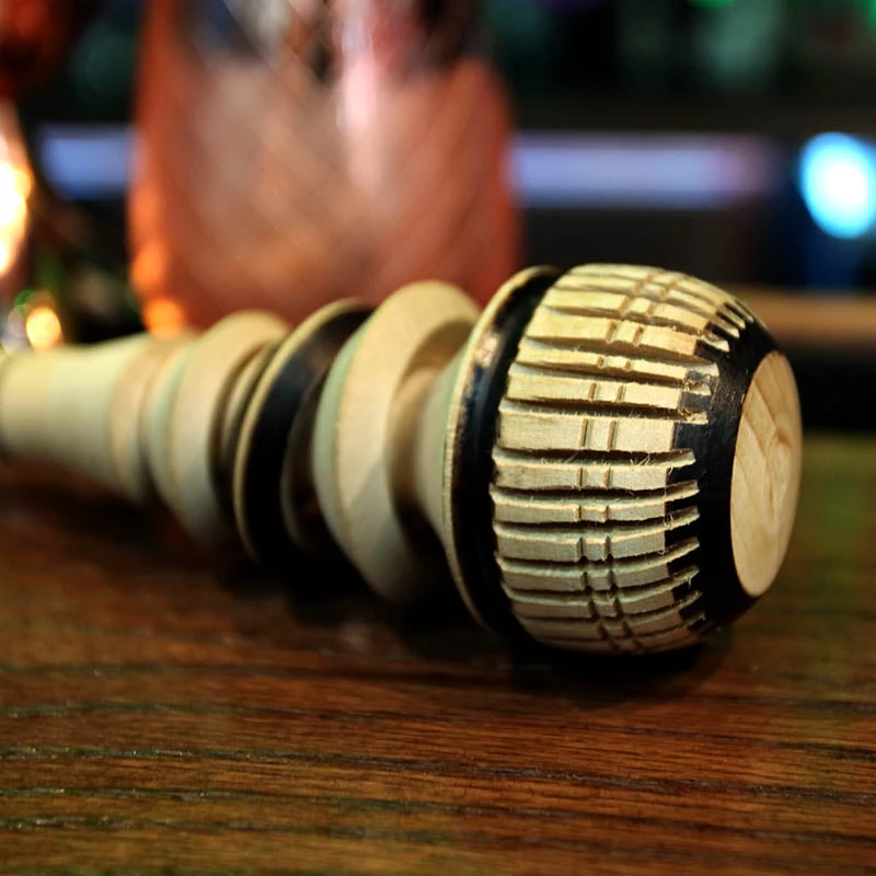 molinillo-stirrer-bpc-1.jpg BarProducts.com Master Mixology Molinillo Handcrafted Wooden Stirrer/Swizzle/Mixer