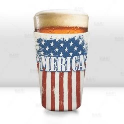 BarProducts.com ADD YOUR NAME Pint Glass Cooler - 'MERICA 6 BarProducts.com ADD YOUR NAME Pint Glass Cooler - 'MERICA