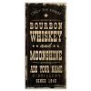 BarProducts.com CUSTOMIZABLE Large Vintage Wooden Bar Sign - Bourbon Whiskey & Moonshine - 11 3/4" X 23 3/4"