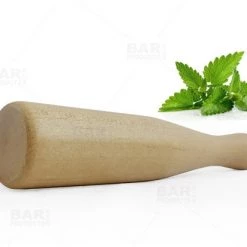 BarProducts.com BAR TOOLS Modern™ Muddler - Solid Cherry Wood