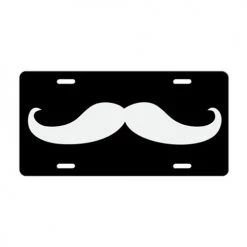 BarProducts.com Bar Gifts & Fun Mustache Themed License Plates - Color Options 6 BarProducts.com Bar Gifts & Fun Mustache Themed License Plates - Color Options