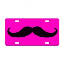 BarProducts.com Bar Gifts & Fun Mustache Themed License Plates - Color Options 5 BarProducts.com Bar Gifts & Fun Mustache Themed License Plates - Color Options