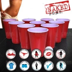 BarProducts.com Strip Pong – Beer Pong Party Game