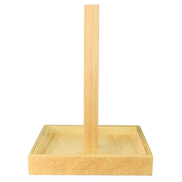 natural-wood-paper-towel-holder.jpg BarProducts Handcrafted Woodshop Made In The USA Wooden Paper Towel Holder