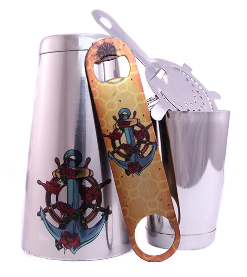 nautical-metalic-bar-set.jpg BarProducts.com Nautical Metallic Kolorcoat™ Bar Tools