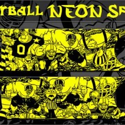 BarProducts.com Speed Bottle Opener / Bar Key - Neon Football Collage - Color Options Bartending Bottle Openers