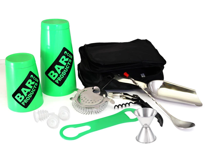 neon-green-tipsy-bar-package-set-main_2.jpg BarProducts.com Bar Products Bartender Complete Tote Bag