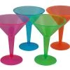 BarProducts.com Plastic Martini Cups - Neon 8 Ounce W/ Color Options - Pack Of 10 BAR SUPPLIES 2 BarProducts.com Plastic Martini Cups - Neon 8 Ounce W/ Color Options - Pack Of 10 BAR SUPPLIES