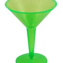 BarProducts.com Plastic Martini Cups - Neon 8 Ounce W/ Color Options - Pack Of 10 BAR SUPPLIES