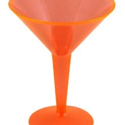 BarProducts.com Plastic Martini Cups - Neon 8 Ounce W/ Color Options - Pack Of 10 BAR SUPPLIES