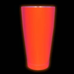 BarProducts.com Olea™ Cocktail Shaker - Metallic Orange NEON - 28oz Weighted