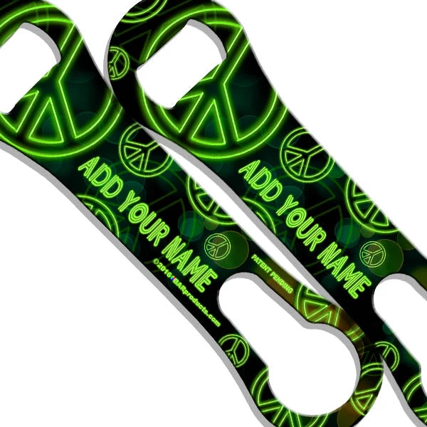 neon-peace-signs-v-rod-bottle-opener-green.jpg BarProducts.com ADD YOUR NAME V-ROD® Bottle Opener - Neon Series - Several Options BAR TOOLS